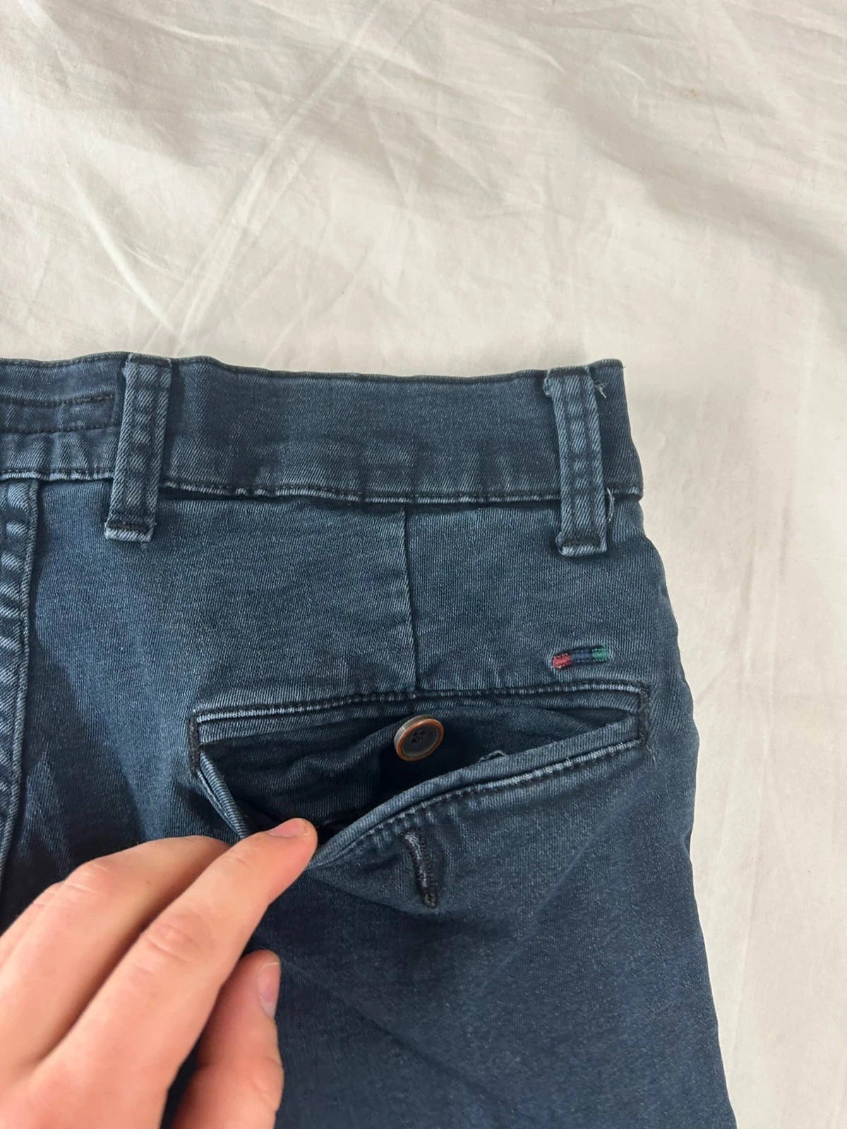 Chino vintage bleu marine icon – photo 12